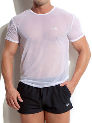 ALEXANDER COBB Athletic T-Shirt weiss