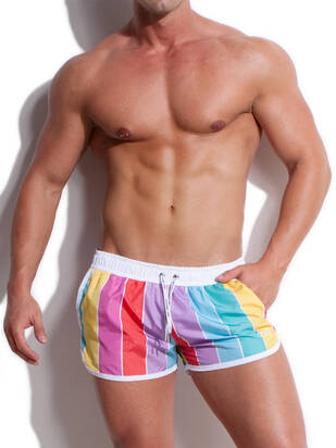 ALEXANDER COBB Beachwear Short color-stripe