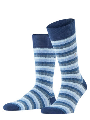 BURLINGTON Socken Signature Stripe royal-blau