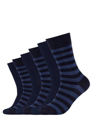 CAMANO Ca-Soft Stripes Socks navy
