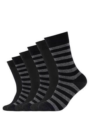 CAMANO Ca-Soft Stripes Socks schwarz