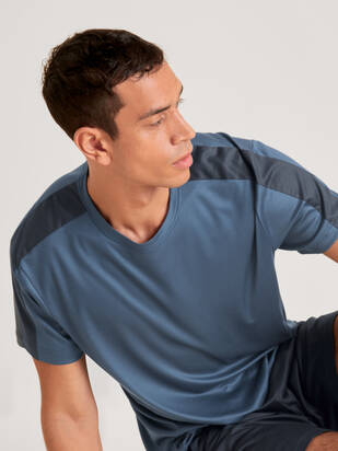 CALIDA Deepsleepwear Cooling T-Shirt vintage-indigo