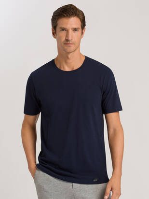 HANRO Living T-Shirt deep-navy