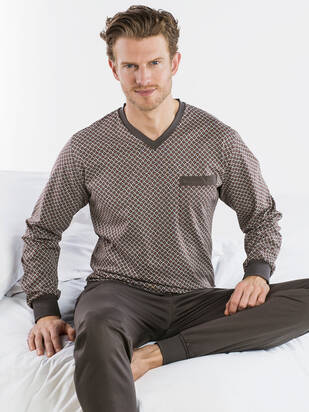ISA Fairtrade BioCotton Pyjama granit