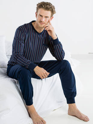 ISA Fashion Pyjama dunkelblau