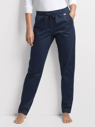 ISA Loungewear Pant lang dunkelblau