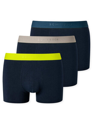 SCHIESSER Shorts Organic Cotton 95/5 navy