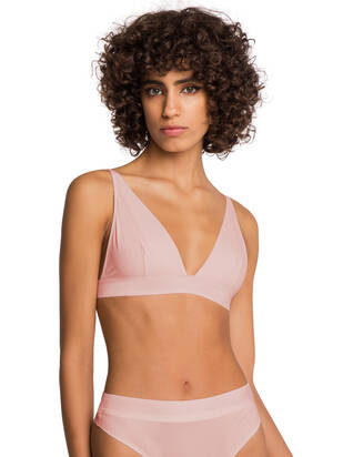 WOLFORD Beauty Cotton Triangle Bralette powder
